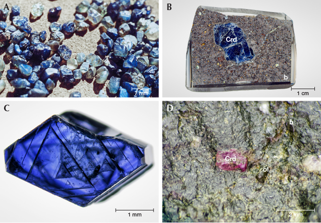 Gem corundum associated with alkali basalts