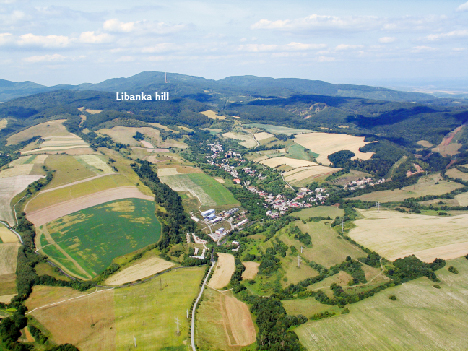 Figure 3. Aerial view of Červenica village. Photo by Igor Pap.