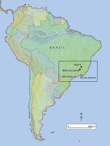 Brazil Country Map