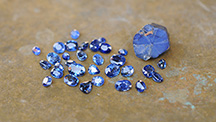 Blue sapphires