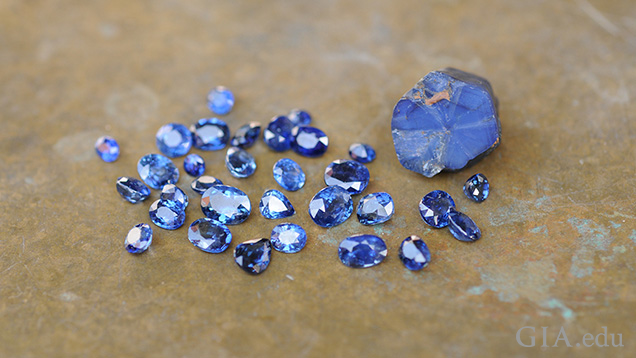 Blue sapphires