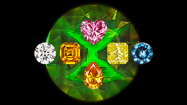 Major colors of HPHT synthetic diamonds