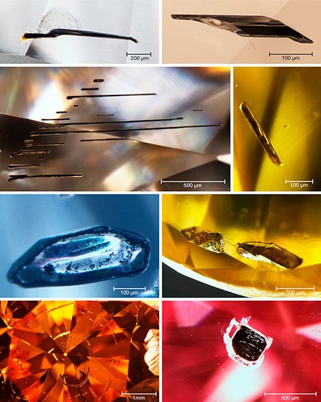 Metallic inclusions in HPHT synthetics