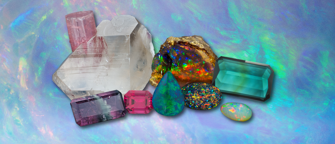 October Birthstone Opal Or Pink Tourmaline